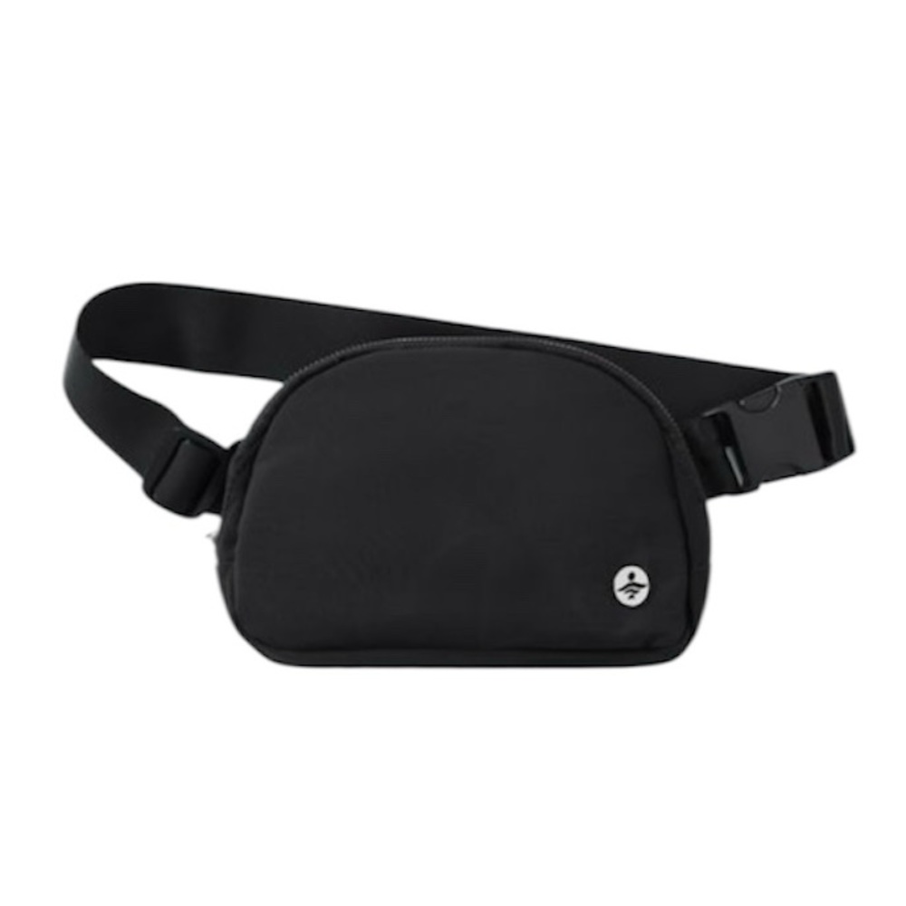 Halara Casual Black Waist Belt Bag Fanny Pack NEW